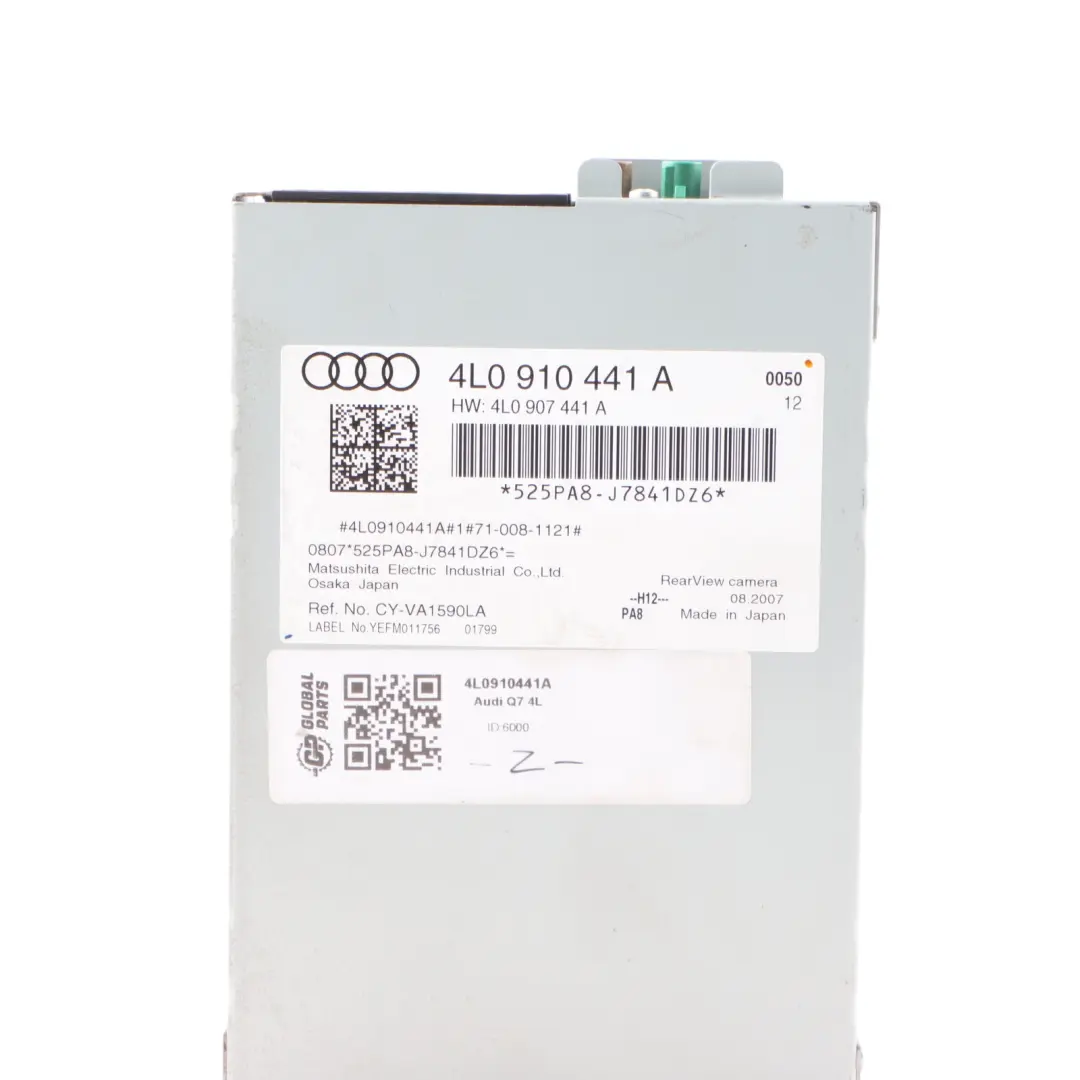 Reversing Camera Module View Camera Control Unit ECU Audi Q7 4L Rear - SKU 4L0910441A - Part number 4L0910441A