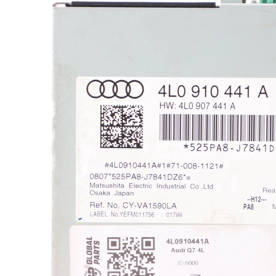 Reversing Camera Module View Camera Control Unit ECU to Audi Q7 4L Rear with Part number 4L0910441A Audi Q7 4L Rear Reversing Camera Module View Camera Control Unit ECU - SKU 4L0910441A - Part number 4L0910441A