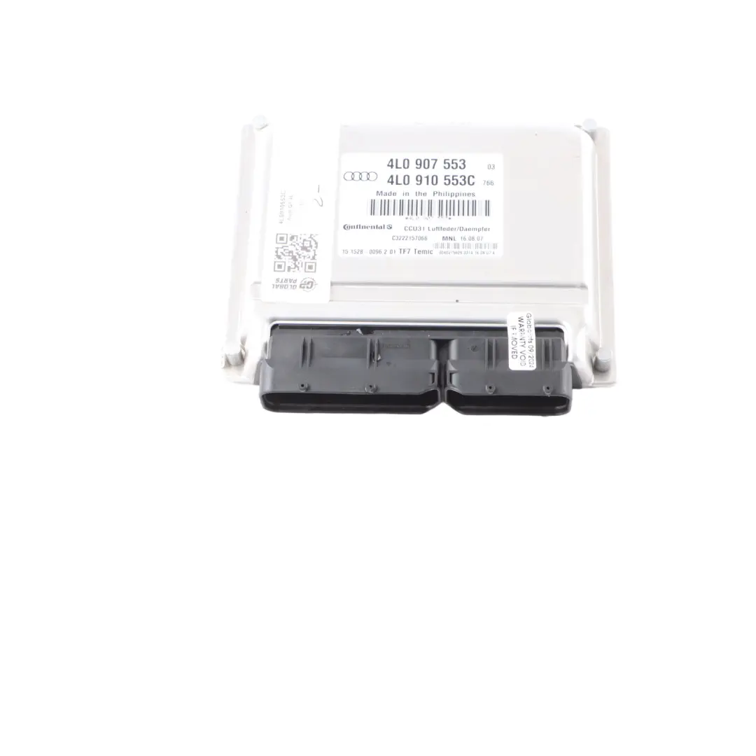 Suspension Level Height Adjustment Module Control Unit to Audi Q7 4L Air with Part number 4L0910553C Audi Q7 4L Air Suspension Level Height Adjustment Module Control Unit - SKU 4L0910553C - Part number 4L0910553C