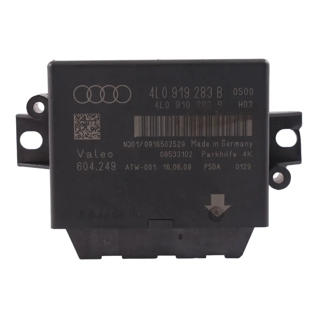 Audi A6 C6 Unidad Control Aparcamiento Módulo ECU Sensor PDC - SKU 4L0919283B - Número de pieza 4L0919283B