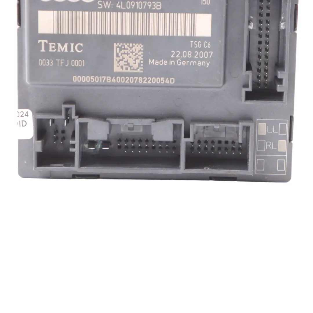 modulo porta anteriore destra laterale unità controllo per Audi Q7 4L con numero di parte 4L0959793B Audi Q7 4L modulo porta anteriore destra laterale unità controllo - SKU 4L0959793B - Numero di parte 4L0959793B