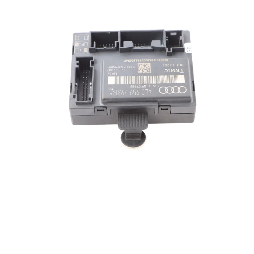 Audi Q7 4L Módulo Puerta Delantera Conductor Derecha Unidad Control - SKU 4L0959793B - Número de pieza 4L0959793B