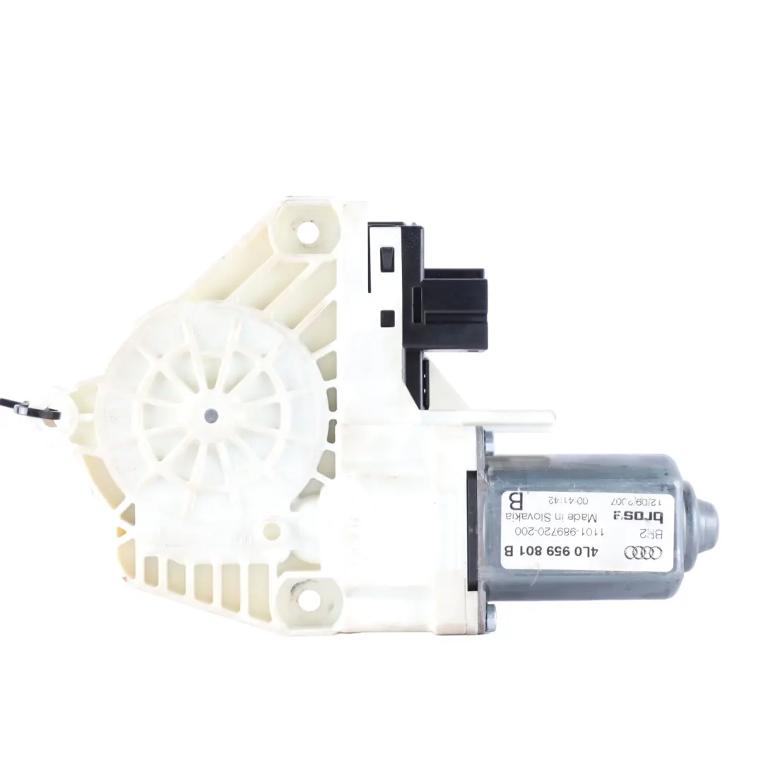 Elevalunas Motor Regulador Delantero Izquierdo para Audi Q7 4L con número de pieza 4L0959801B Audi Q7 4L Elevalunas Motor Regulador Delantero Izquierdo - SKU 4L0959801B - Número de pieza 4L0959801B