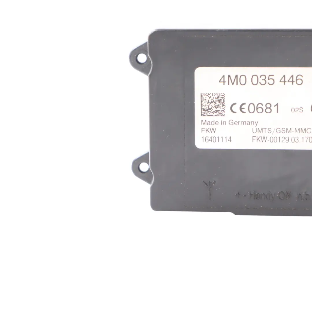 Mobile Comunication Sygnal 2-Way Amplifier Compenser to Audi A3 S3 8V with Part number 4M0035446 Audi A3 S3 8V Mobile Comunication Sygnal 2-Way Amplifier Compenser - SKU 4M0035446 - Part number 4M0035446