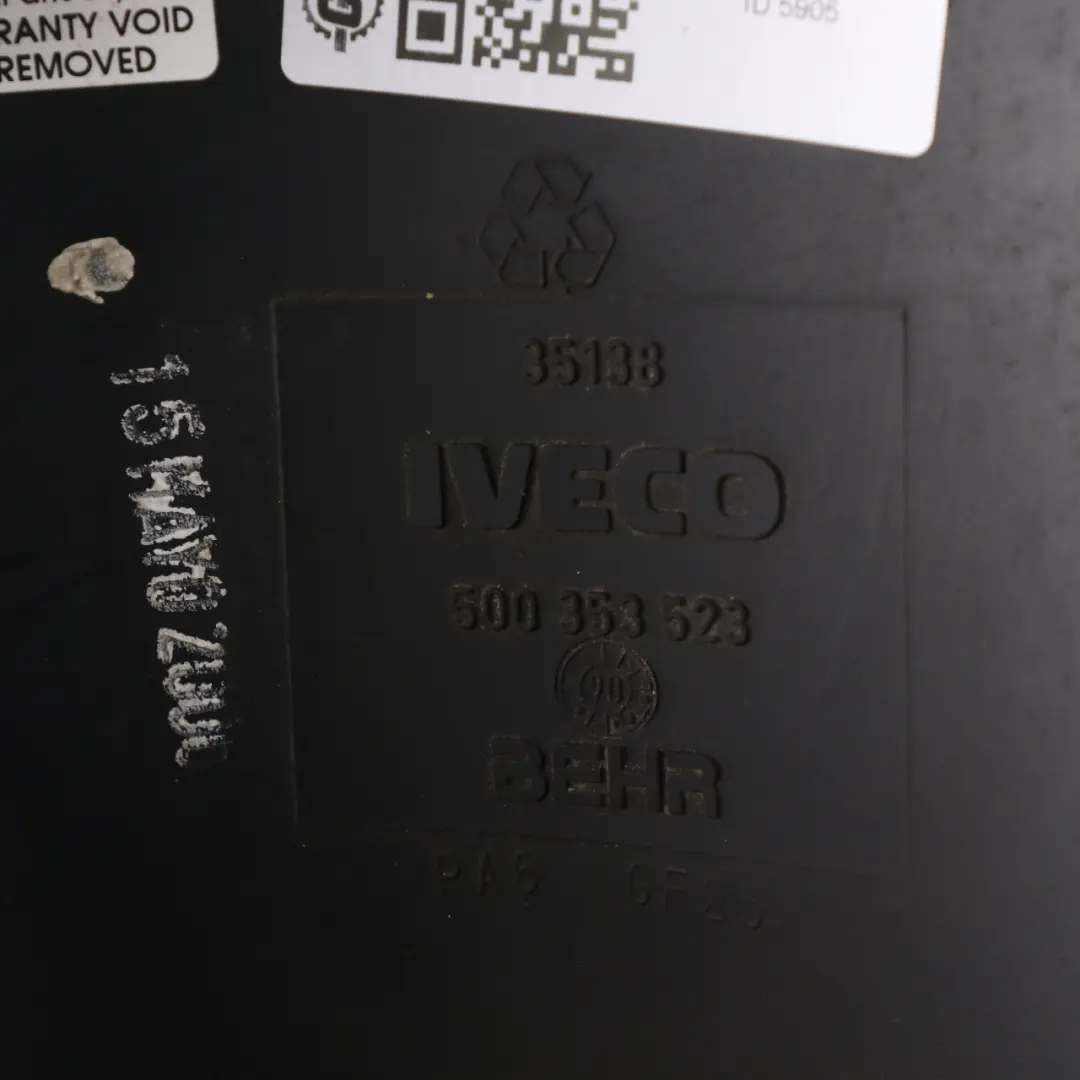 Iveco Eurocargo 75E15 Refrigeración Radiador Ventilador Carenado - SKU 500353523 - Número de pieza 500353523