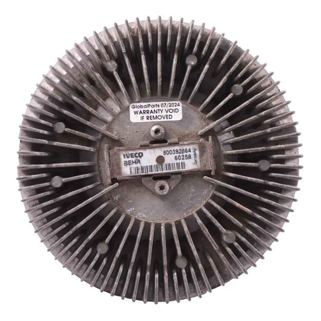 Eurocargo Diesel Viscous Fan Clutch Radiator Unit BEHR to Iveco with Part number 500392864 Iveco Eurocargo Diesel Viscous Fan Clutch Radiator Unit BEHR - SKU 500392864 - Part number 500392864