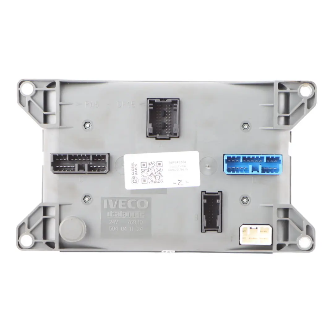 Eurocargo 75E15 Body Control Module Unit ECU to Iveco with Part number 504041124 Iveco Eurocargo 75E15 Body Control Module Unit ECU - SKU 504041124 - Part number 504041124
