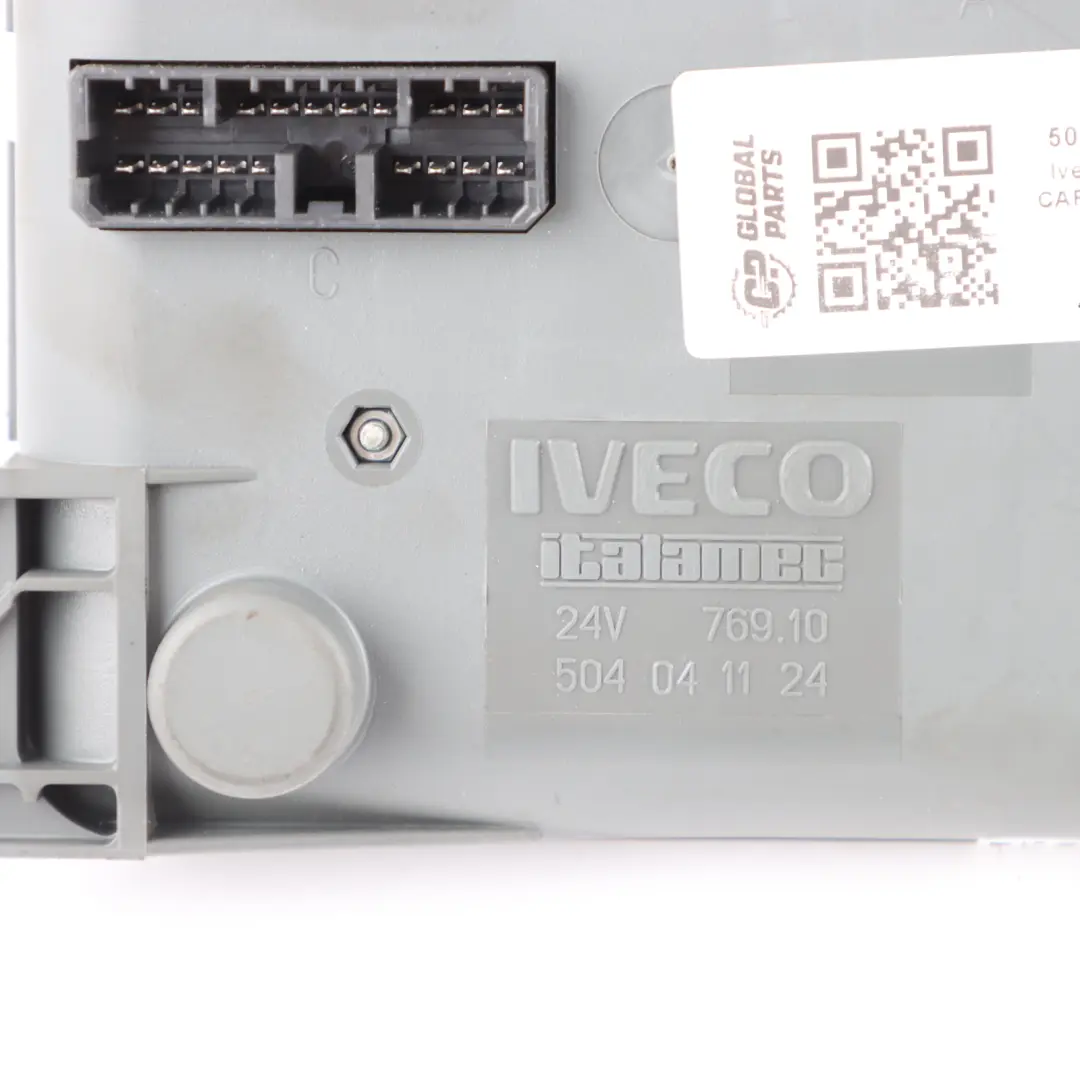 Eurocargo 75E15 Body Control Module Unit ECU to Iveco with Part number 504041124 Iveco Eurocargo 75E15 Body Control Module Unit ECU - SKU 504041124 - Part number 504041124