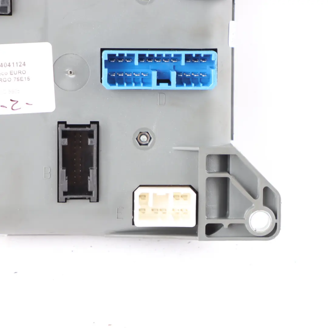 Eurocargo 75E15 Body Control Module Unit ECU to Iveco with Part number 504041124 Iveco Eurocargo 75E15 Body Control Module Unit ECU - SKU 504041124 - Part number 504041124