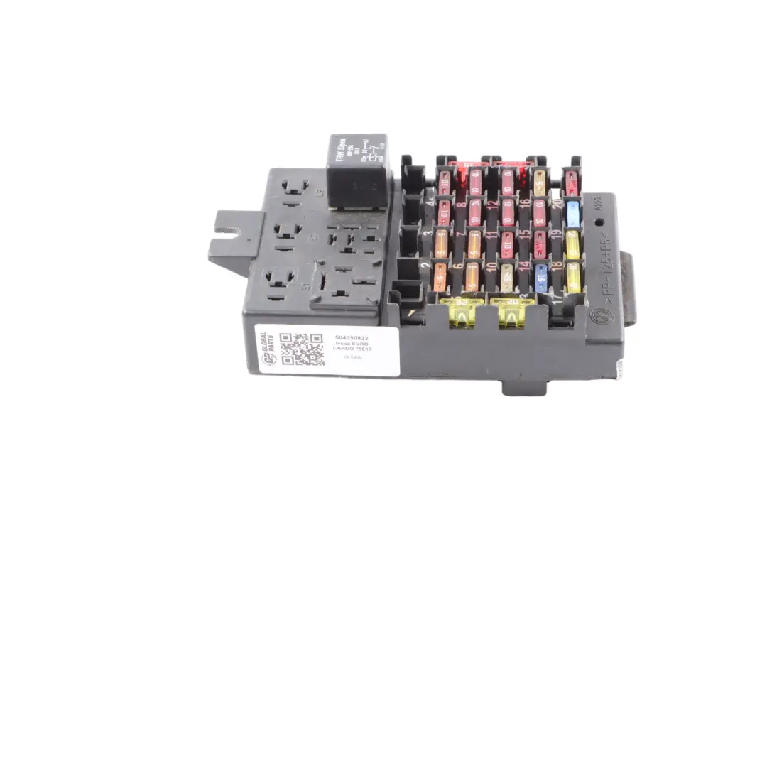 Eurocargo Fuse Box Panel Relay 24V 20A to Iveco with Part number 504050822 Iveco Eurocargo Fuse Box Panel Relay 24V 20A - SKU 504050822 - Part number 504050822