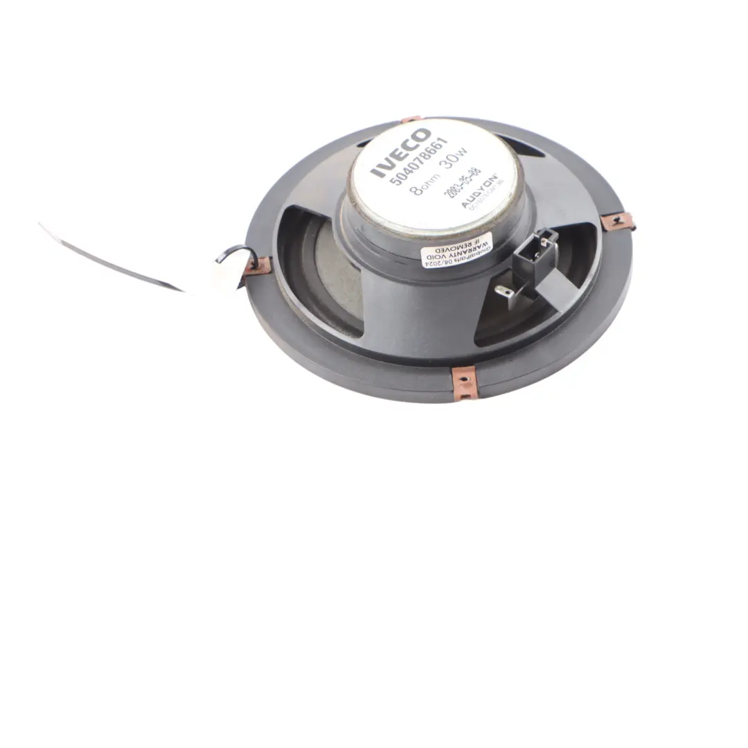 Eurocargo Loud Speaker Audyon 30W 8ohm to IVECO with Part number 504078661 IVECO Eurocargo Loud Speaker Audyon 30W 8ohm - SKU 504078661-1 - Part number 504078661