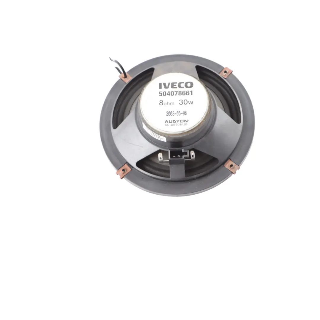 Eurocargo Loud Speaker Audyon 30W 8ohm to IVECO with Part number 504078661 IVECO Eurocargo Loud Speaker Audyon 30W 8ohm - SKU 504078661-1 - Part number 504078661