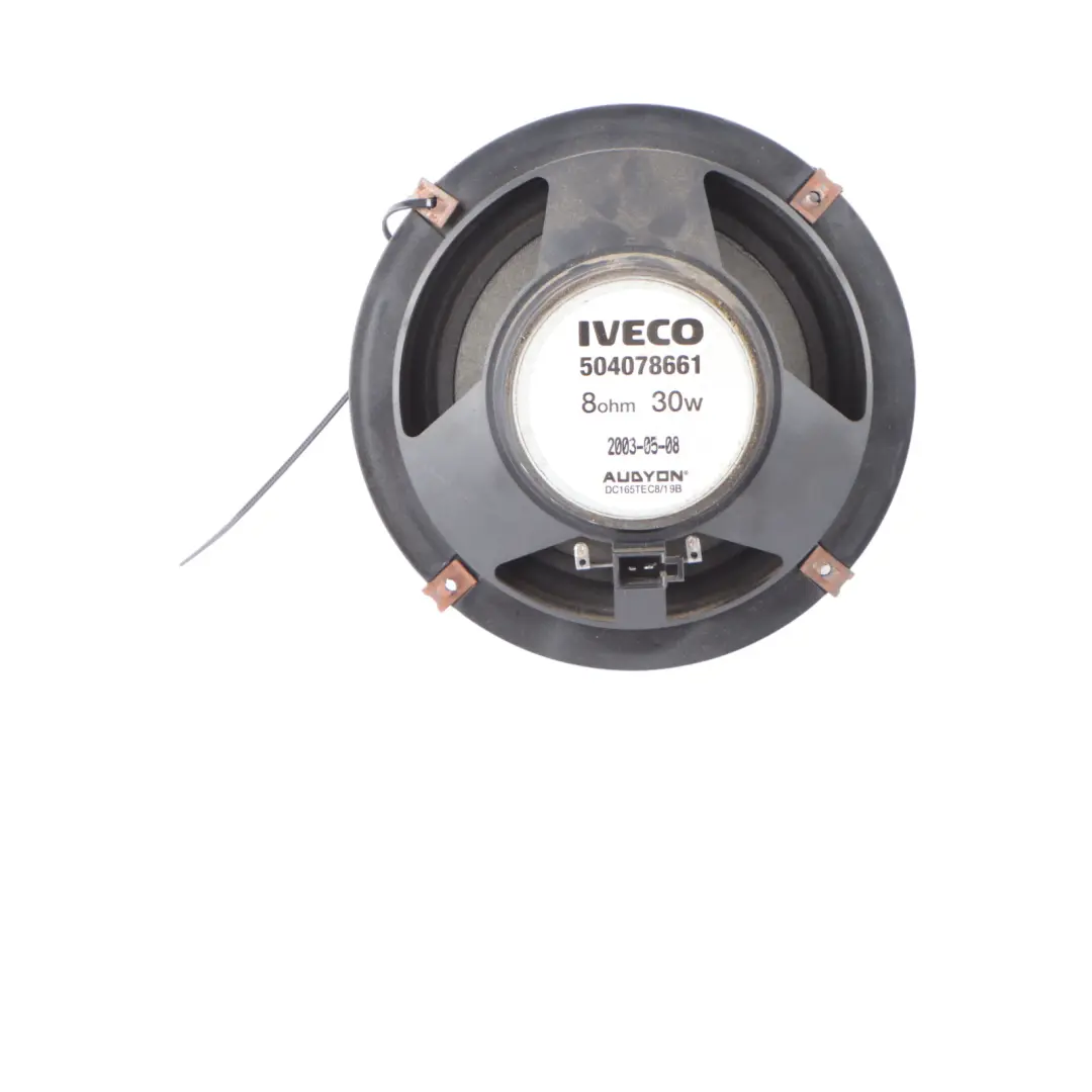 Eurocargo Loud Speaker Audyon 30W 8ohm to IVECO with Part number 504078661 IVECO Eurocargo Loud Speaker Audyon 30W 8ohm - SKU 504078661-1 - Part number 504078661