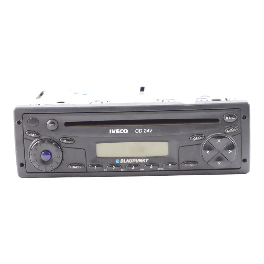 Blaupunkt Radio CD Player MP3 Head Unit to Iveco with Part number 504136384 Iveco Blaupunkt Radio CD Player MP3 Head Unit - SKU 504136384 - Part number 504136384