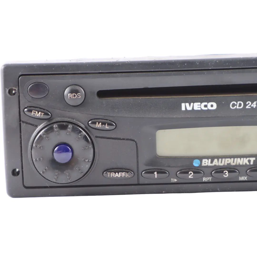 Blaupunkt Radio CD Player MP3 Head Unit to Iveco with Part number 504136384 Iveco Blaupunkt Radio CD Player MP3 Head Unit - SKU 504136384 - Part number 504136384
