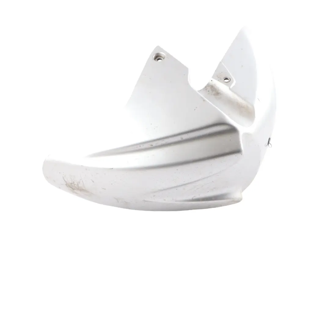 Burgman 400 Front Wheel Fender Trim Panel Cover Mud Guard Sonic Silver to Suzuki with Part number 5311114F01YD8 Suzuki Burgman 400 Front Wheel Fender Trim Panel Cover Mud Guard Sonic Silver - SKU 5311114F01YD8-SOS - Part number 5311114F01YD8