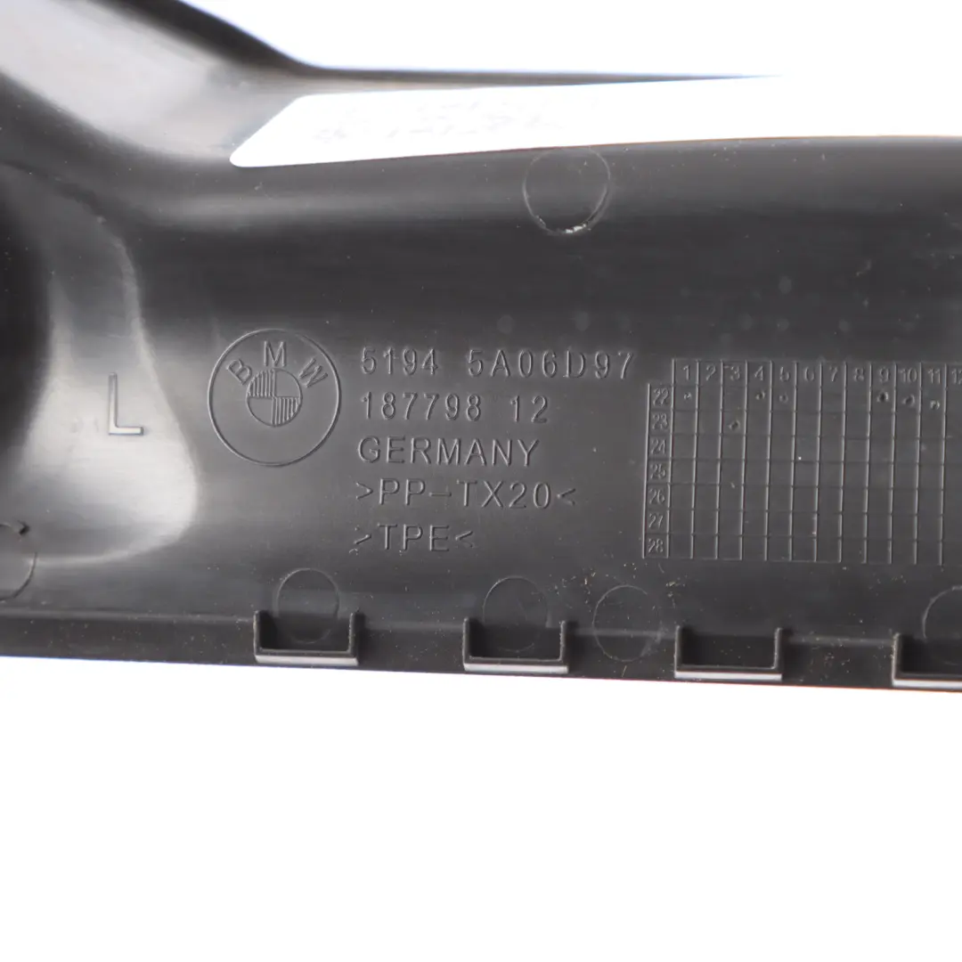BMW X3 G01 G08 LCI Cover Water Drain Channel Trim Rear Left N/S - SKU 5A06D97 - Part number 5A06D97