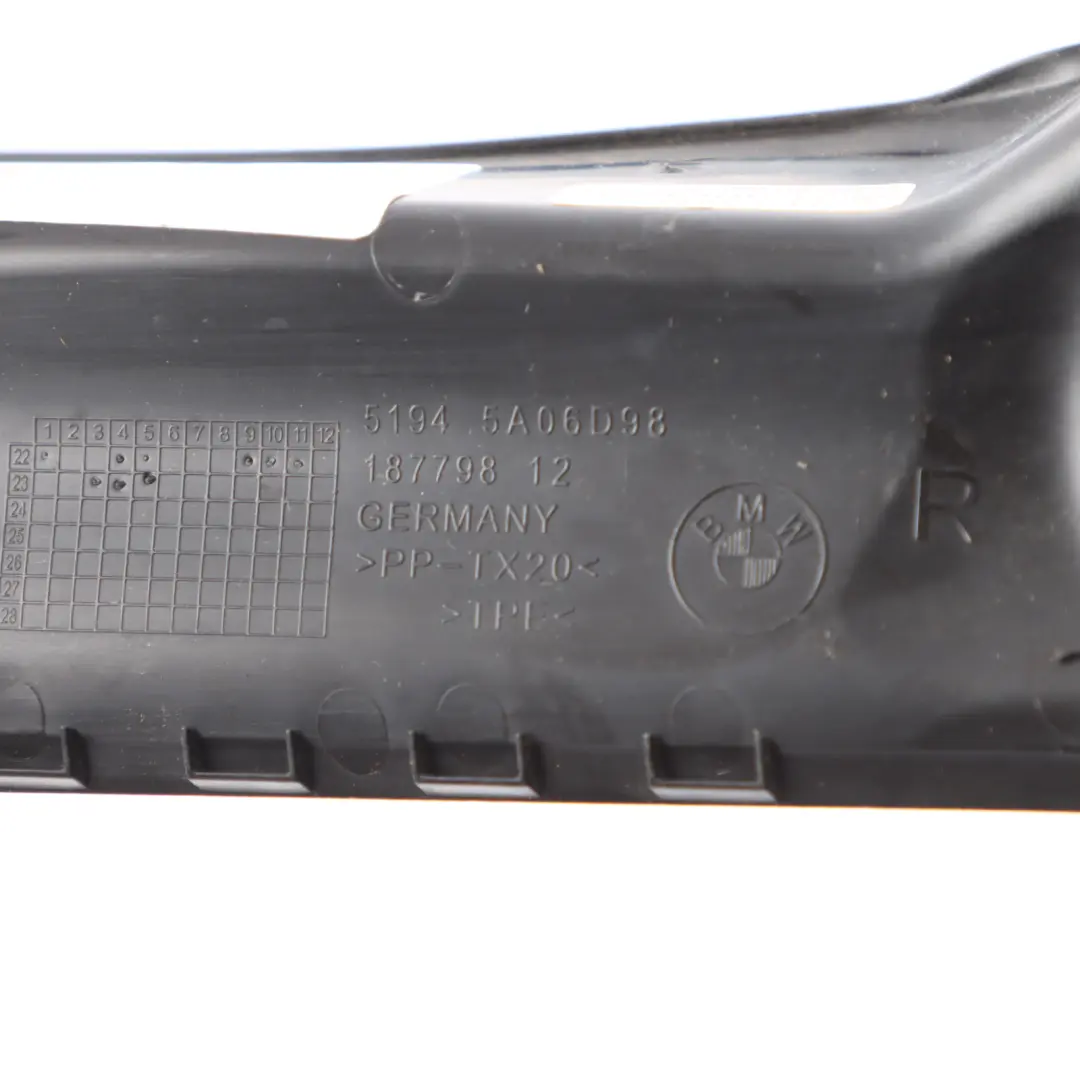 Water Drain Channel Trim Rear Right O/S to BMW X3 G01 G08 LCI Cover with Part number 5A06D98 BMW X3 G01 G08 LCI Cover Water Drain Channel Trim Rear Right O/S - SKU 5A06D98 - Part number 5A06D98