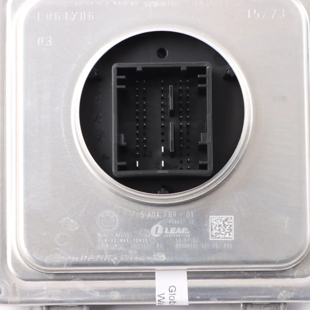 Front Head Light Lamp Headlight Control Module Unit to BMW X3 G01 with Part number 5A0AFC0 BMW X3 G01 Front Head Light Lamp Headlight Control Module Unit - SKU 5A0AFC0 - Part number 5A0AFC0