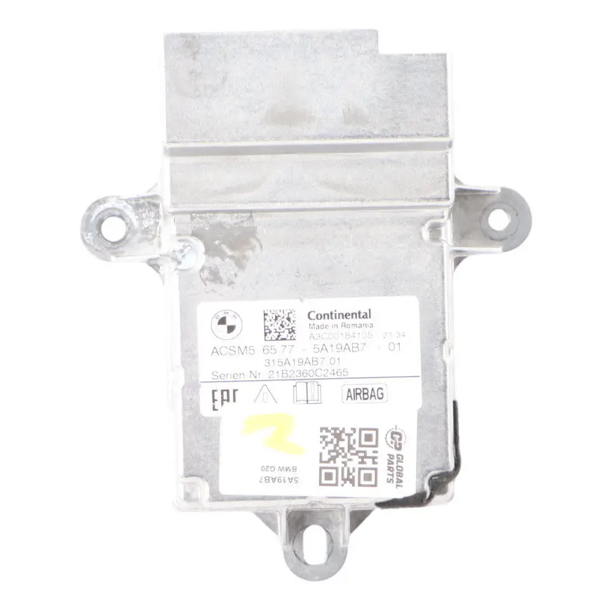 Control Unit BMW G20 G28 G80 Air Suspension Control Module ECU 6799676 to with Part number 5A19AB7 Control Unit BMW G20 G28 G80 Air Suspension Control Module ECU 6799676 - SKU 5A19AB7 - Part number 5A19AB7