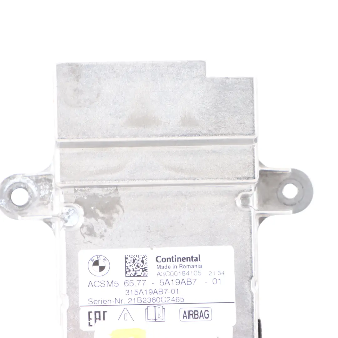 Control Unit BMW G20 G28 G80 Air Suspension Control Module ECU 6799676 to with Part number 5A19AB7 Control Unit BMW G20 G28 G80 Air Suspension Control Module ECU 6799676 - SKU 5A19AB7 - Part number 5A19AB7