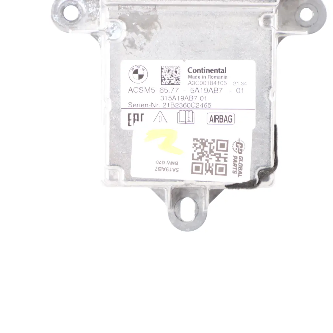 Control Unit BMW G20 G28 G80 Air Suspension Control Module ECU 6799676 to with Part number 5A19AB7 Control Unit BMW G20 G28 G80 Air Suspension Control Module ECU 6799676 - SKU 5A19AB7 - Part number 5A19AB7