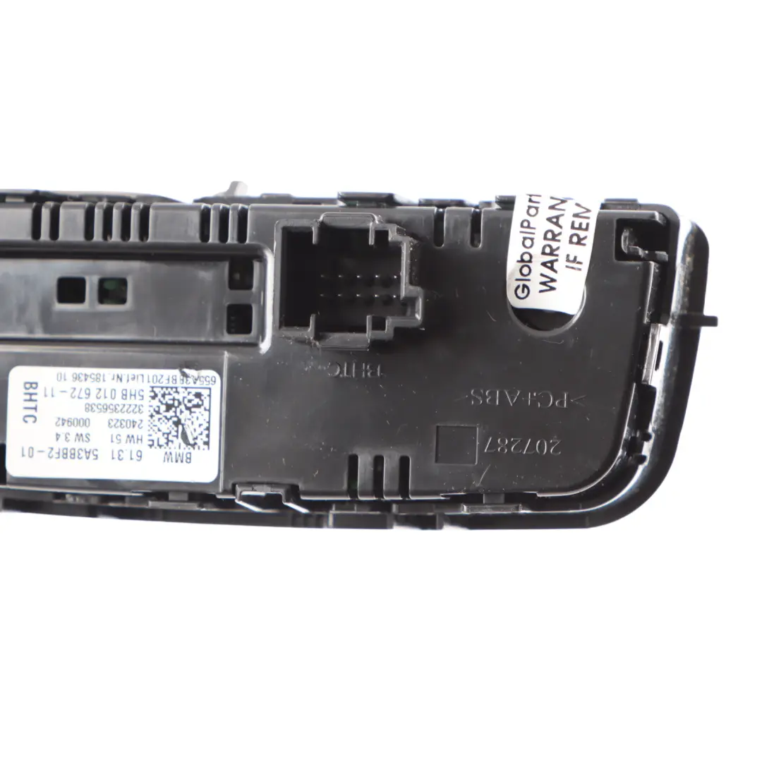 Climate Control Switch BMW X3 G01 X4 G02 iX3 G08 Rear A/C Control Panel to with Part number 5A3BBF2 Climate Control Switch BMW X3 G01 X4 G02 iX3 G08 Rear A/C Control Panel - SKU 5A3BBF2 - Part number 5A3BBF2