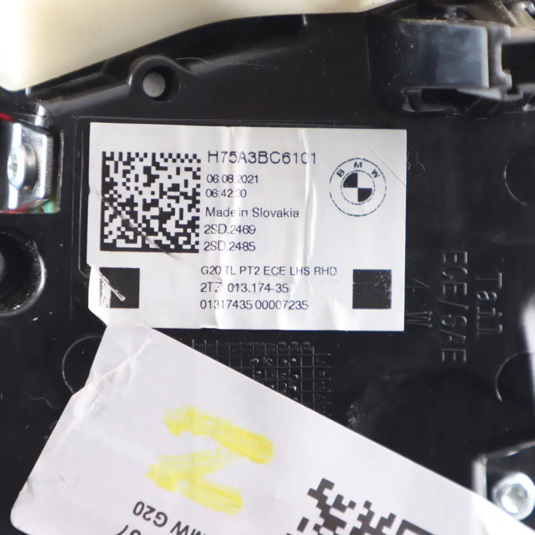 Light Left N/S Lamp Tailgate Trunk Lid Inner Side LED to BMW G20 G80 Rear with Part number 5A3BC57 BMW G20 G80 Rear Light Left N/S Lamp Tailgate Trunk Lid Inner Side LED - SKU 5A3BC57 - Part number 5A3BC57