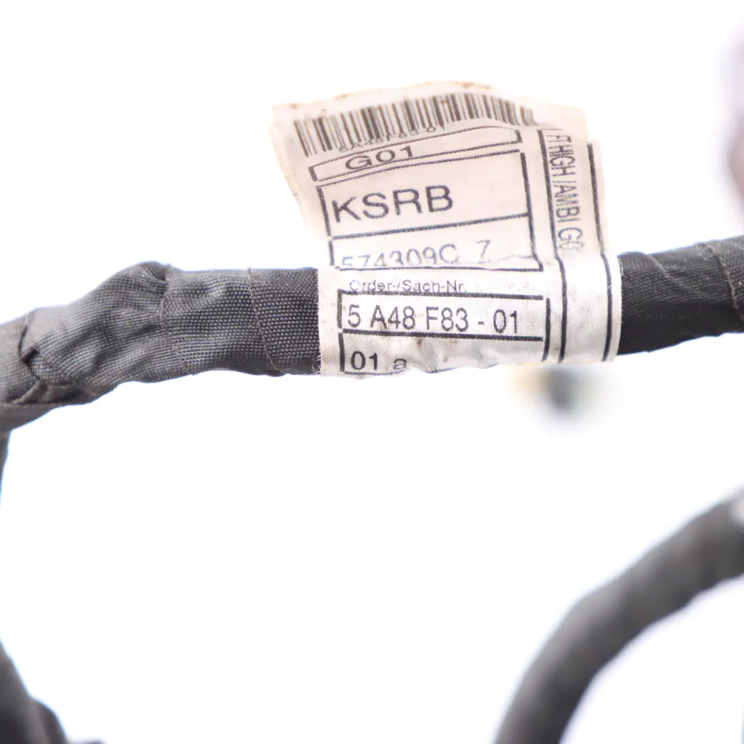 Door Front Right O/S Wiring Harness Loom to BMW X3 G01 with Part number 5A48F83 BMW X3 G01 Door Front Right O/S Wiring Harness Loom - SKU 5A48F83 - Part number 5A48F83