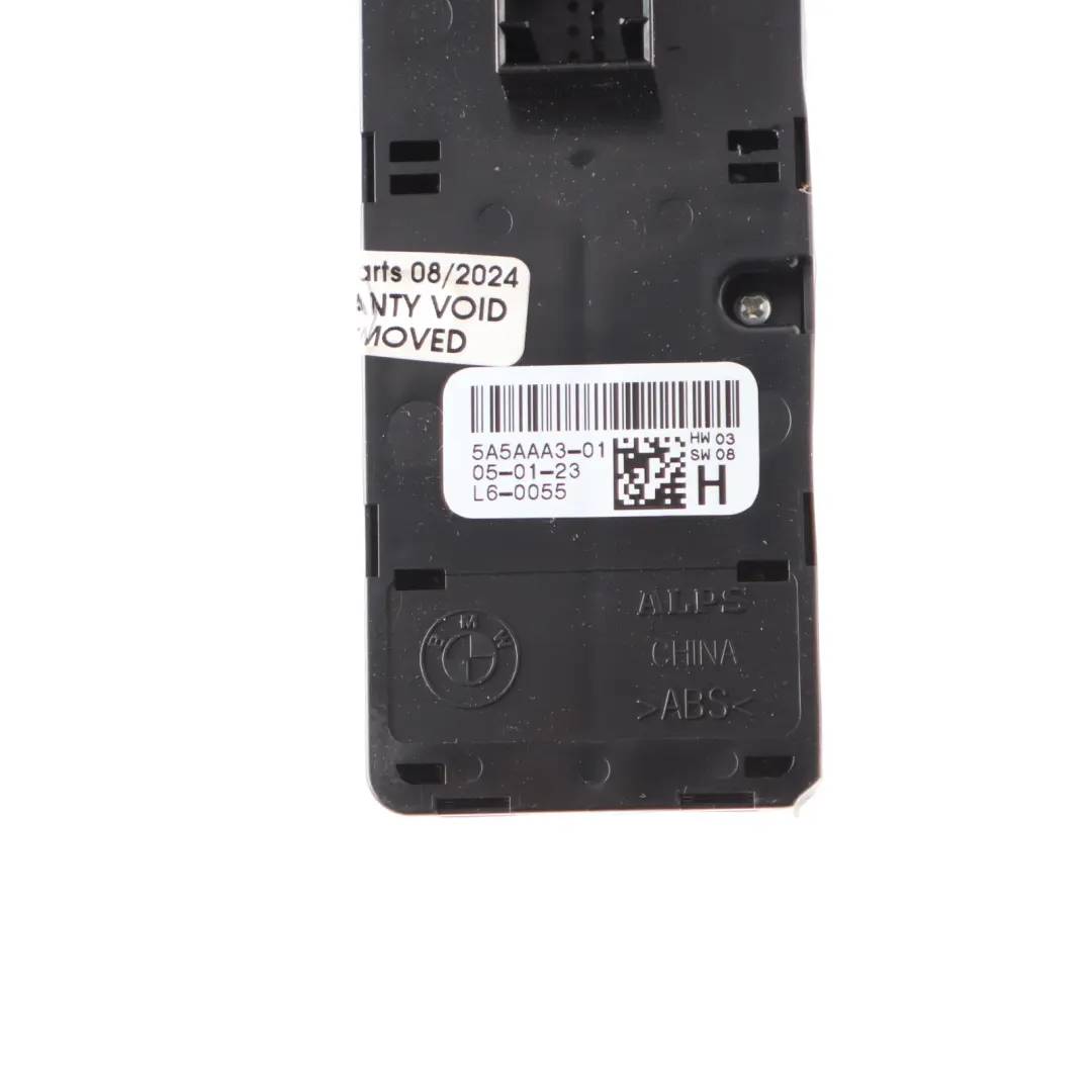  Windows Switch BMW X3 G01 F97 X4 G02 F98 Driver's Door O/S Mirror Adjust - SKU 5A5AAA3 - Part number 5A5AAA3