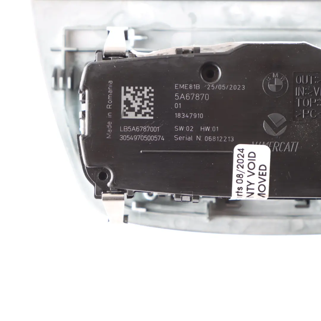  Lights Switch BMW X3 G01 X4 G02 iX3 G08 Lights Control Panel Fog Lights - SKU 5A67870 - Part number 5A67870