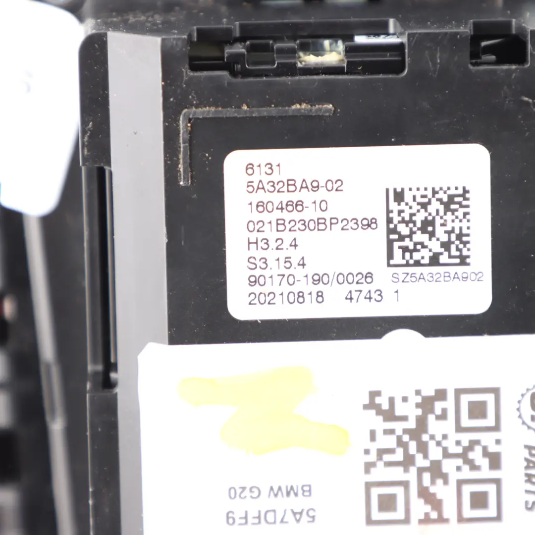 Gearshift Selector Switch to Gear Shifter BMW G20 G21 G22 G23 G26 Automatic with Part number 5A7DFF9 Gear Shifter BMW G20 G21 G22 G23 G26 Automatic Gearshift Selector Switch - SKU rhd-5A7DFF9 - Part number 5A7DFF9