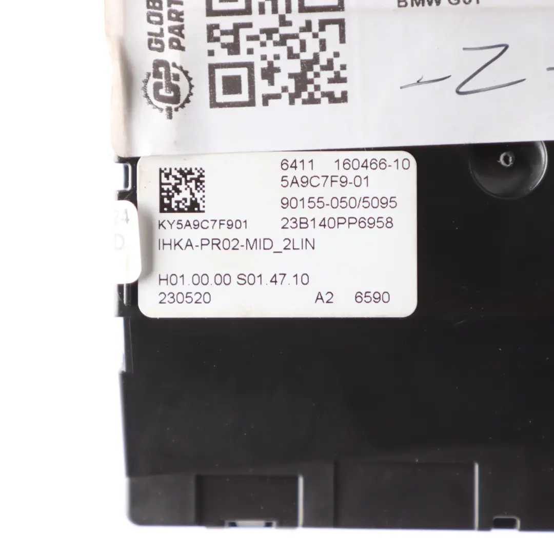 A/C Module BMW X3 G01 G20 G30 Climate Control Unit Air Conditioning to with Part number 5A9C7F9 A/C Module BMW X3 G01 G20 G30 Climate Control Unit Air Conditioning - SKU 5A9C7F9 - Part number 5A9C7F9