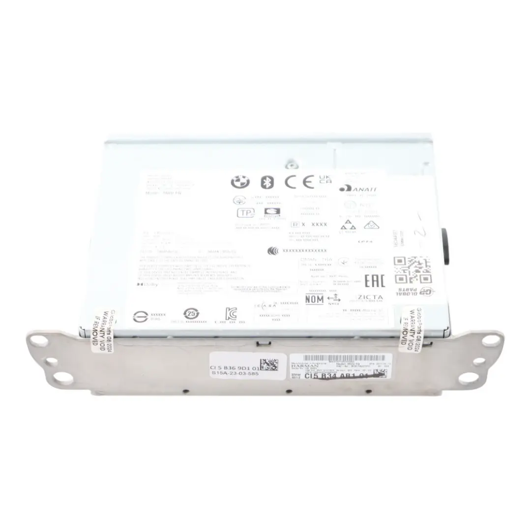  Head Unit BMW G20 G30 X3 G01 X4 G02 High 3 Control Module Harman - SKU 5B34AB1 - Part number 5B34AB1