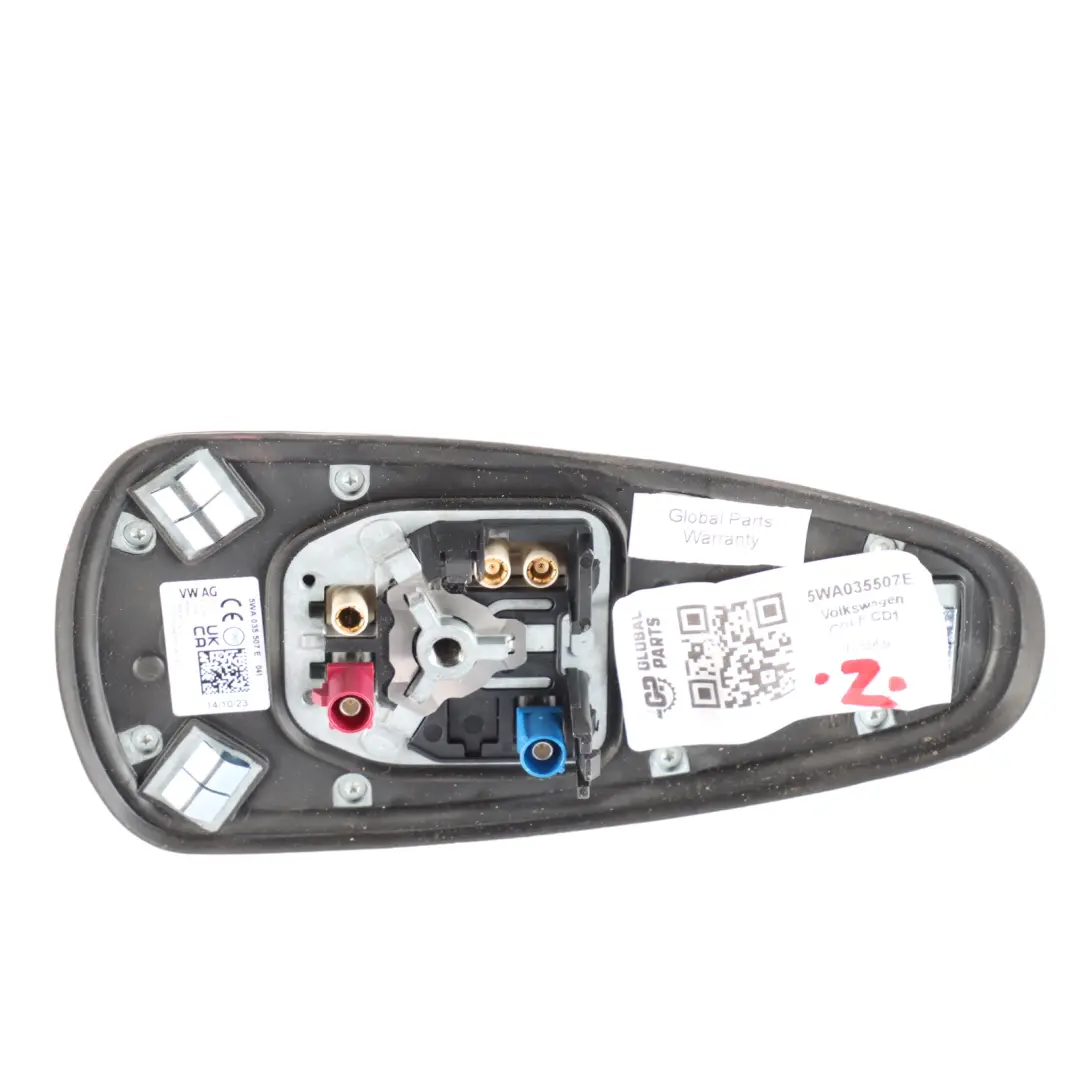 VW Volkswagen Golf 8 Antenna Amplifier Receiver Aerial Unit Black - SKU 5WA035507E - Part number 5WA035507E