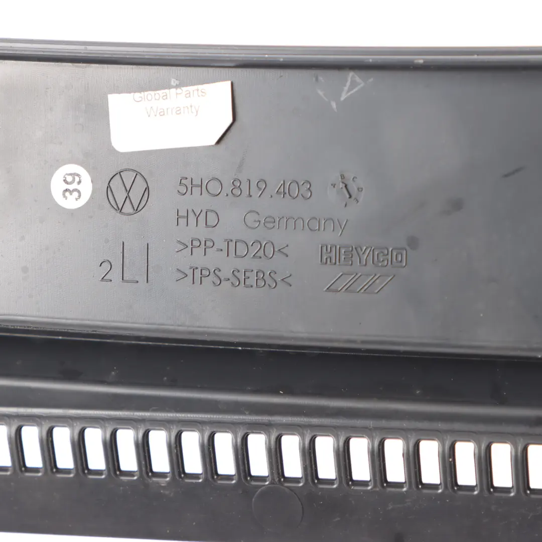 Volkswagen Golf CD1 Scuttle Panel Windscreen Left N/S Cover Plate - SKU 5H0819403A - Part number 5H0819403A