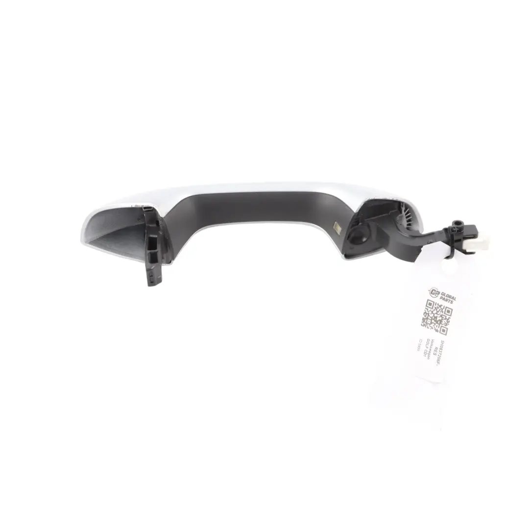 Mk8 Door Exterior Handle Rear Right O/S Reflex Silver - LA7W to Volkswagen Golf with Part number 5H0837206F-RES Volkswagen Golf Mk8 Door Exterior Handle Rear Right O/S Reflex Silver - LA7W - SKU 5H0837206F-RES - Part number 5H0837206F-RES