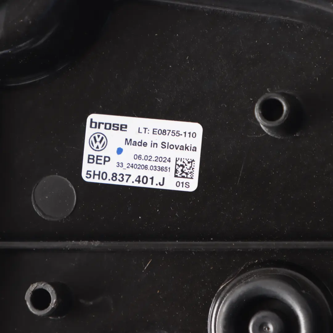 VW Golf 8 CD1 Window Lifter Regulator Carrier Door Front Left N/S 5H0837401J - SKU 5H0837461G - Part number 5H0837461G
