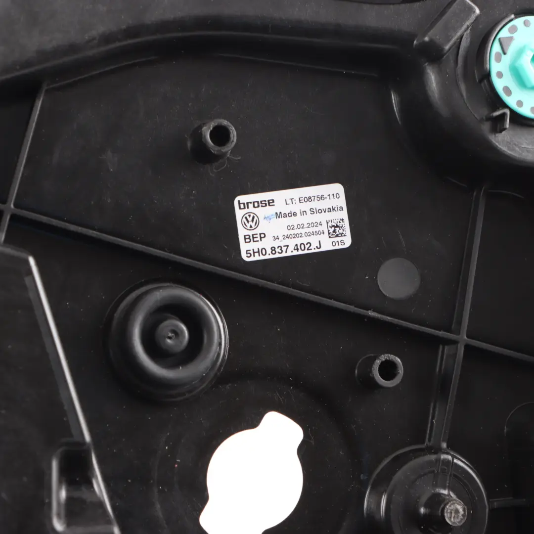 Alzacristalli Regolatore Porta Anteriore Destra 5H0837402J VW Golf 8 CD1 - SKU 5H0837462G - Numero di parte 5H0837462G