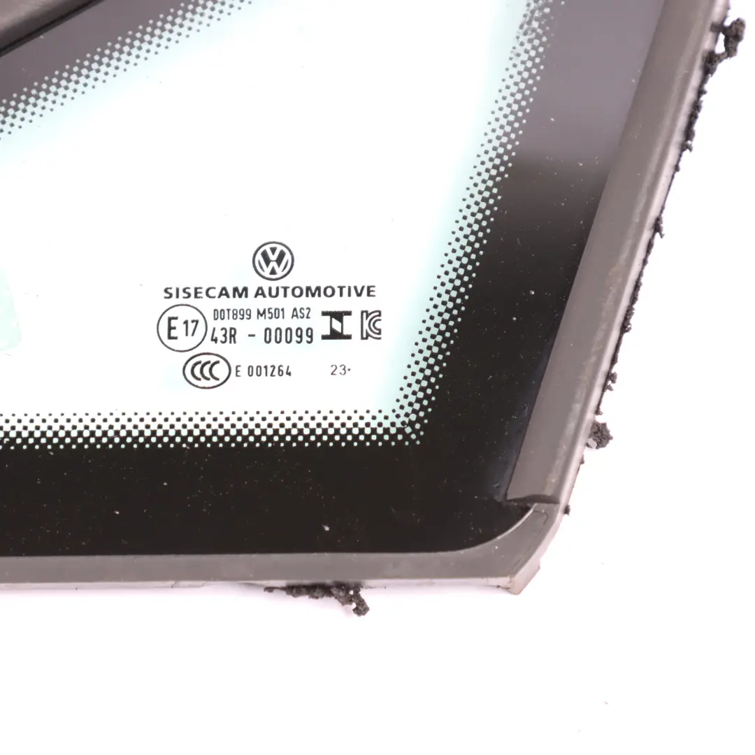 Mk8 CD1 Front Left N/S Door Fixed Quarter Window AS2 to Volkswagen Golf with Part number 5H0845411K Volkswagen Golf Mk8 CD1 Front Left N/S Door Fixed Quarter Window AS2 - SKU 5H0845411K - Part number 5H0845411K