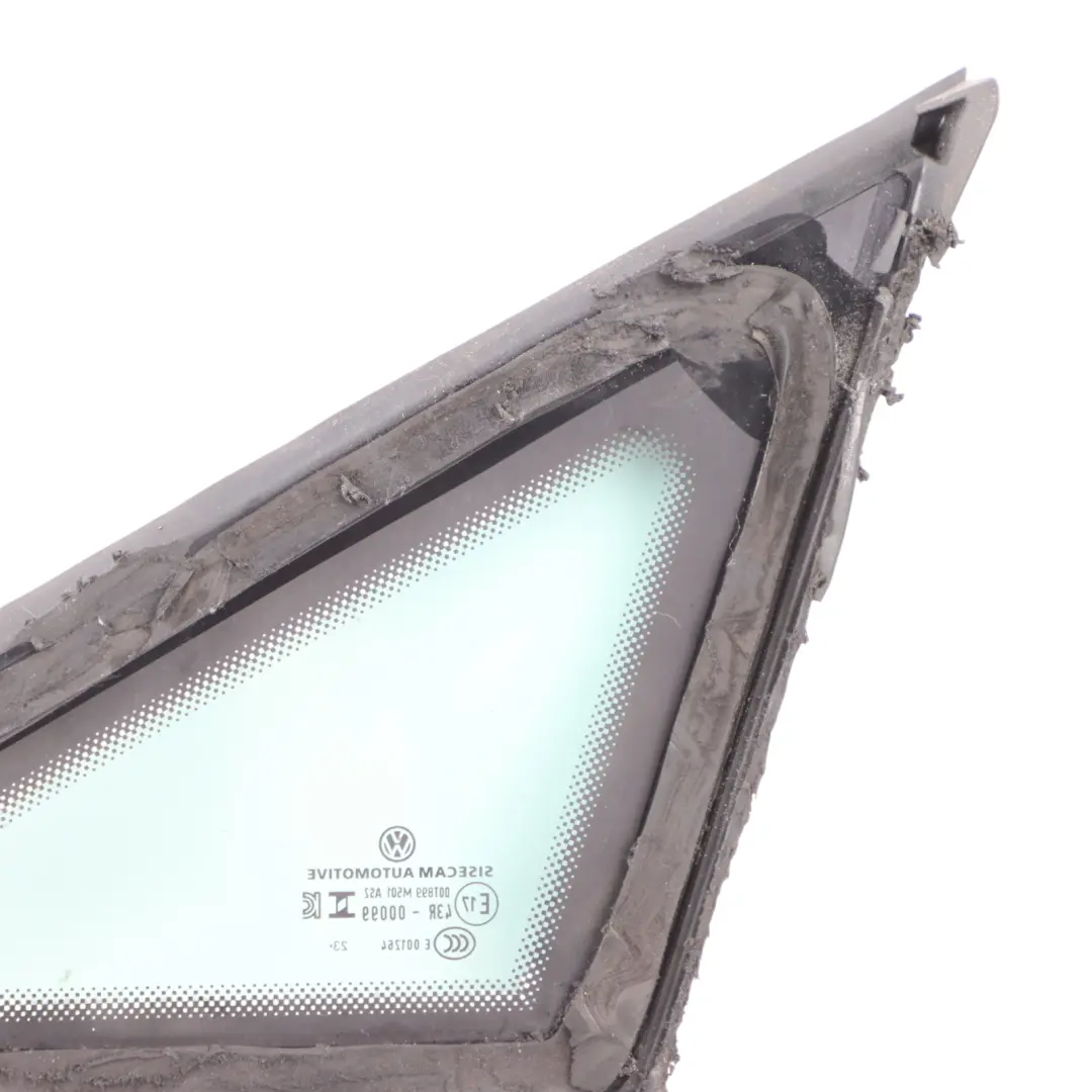 Mk8 CD1 Front Right O/S Door Fixed Quarter Window AS2 to Volkswagen Golf with Part number 5H0845412K Volkswagen Golf Mk8 CD1 Front Right O/S Door Fixed Quarter Window AS2 - SKU 5H0845412K - Part number 5H0845412K