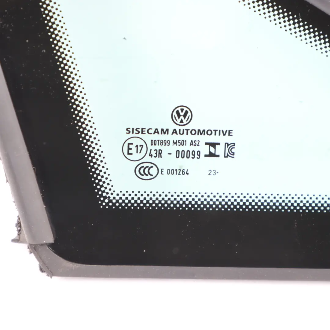 Volkswagen Golf Mk8 CD1 Delantero Derecho Puerta Ventana Trimestral Fija AS2 - SKU 5H0845412K - Número de pieza 5H0845412K