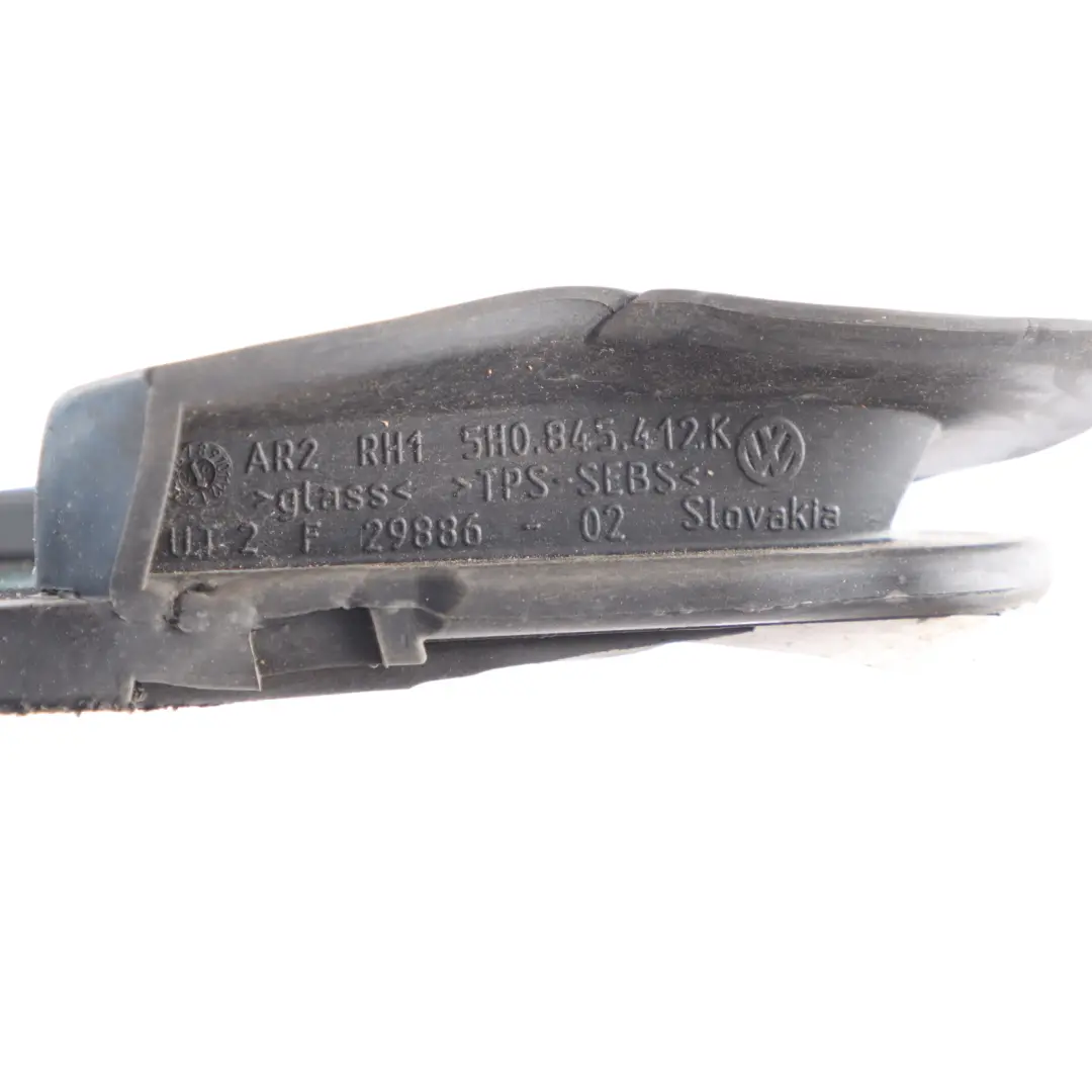Volkswagen Golf Mk8 CD1 Delantero Derecho Puerta Ventana Trimestral Fija AS2 - SKU 5H0845412K - Número de pieza 5H0845412K