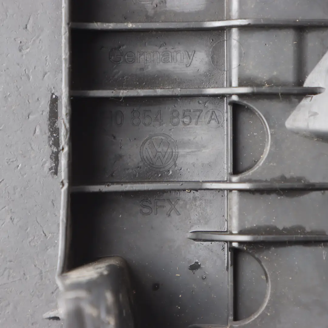 Mk8 Mud Splash Guard Flap Left N/S Trim Panel to Volkswagen Golf with Part number 5H0854857A Volkswagen Golf Mk8 Mud Splash Guard Flap Left N/S Trim Panel - SKU 5H0854857A - Part number 5H0854857A