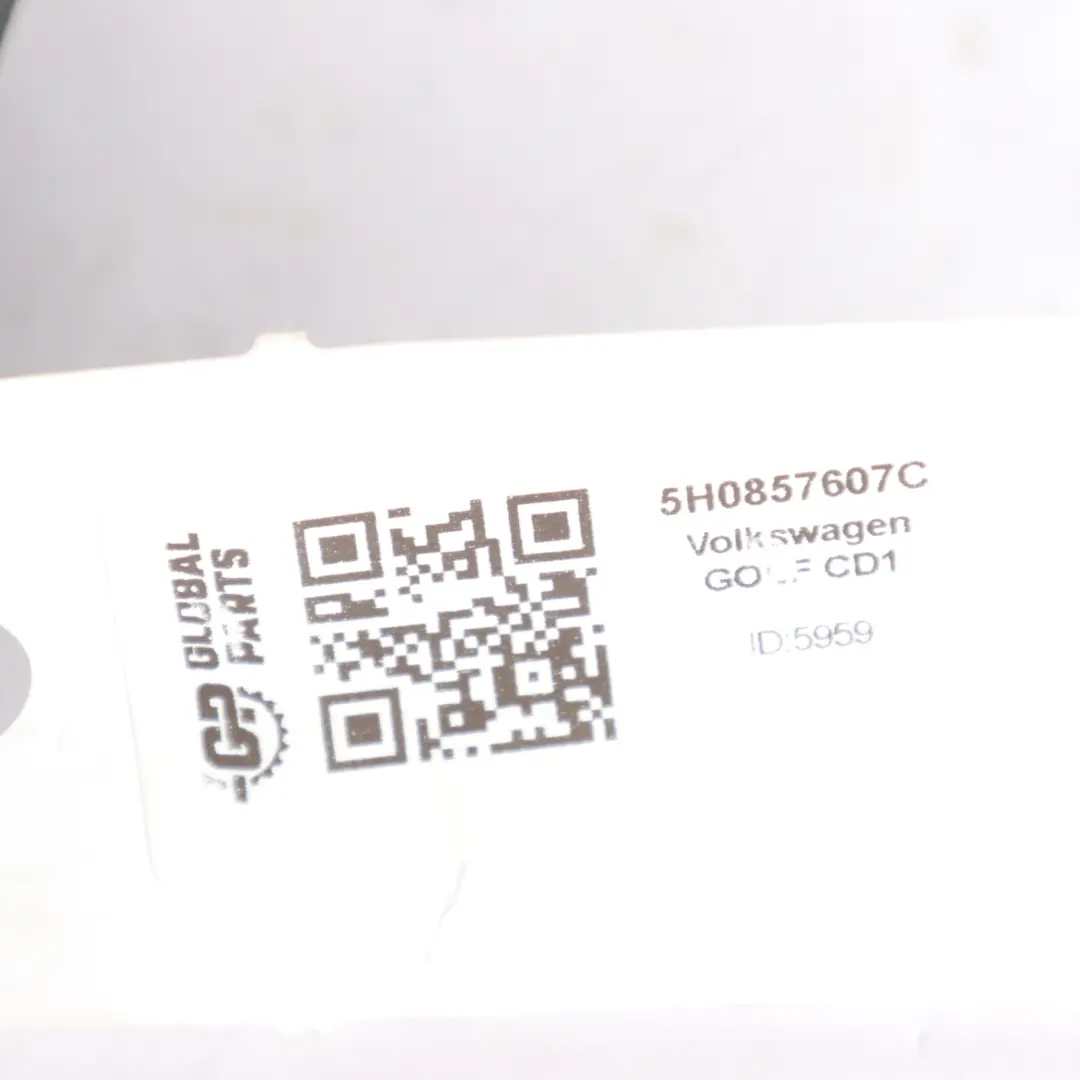 Roof Grab Handle Interior Front Left Right N/O/S Black to VW Volkswagen Golf CD1 with Part number 5H0857607C VW Volkswagen Golf CD1 Roof Grab Handle Interior Front Left Right N/O/S Black - SKU 5H0857607C - Part number 5H0857607C