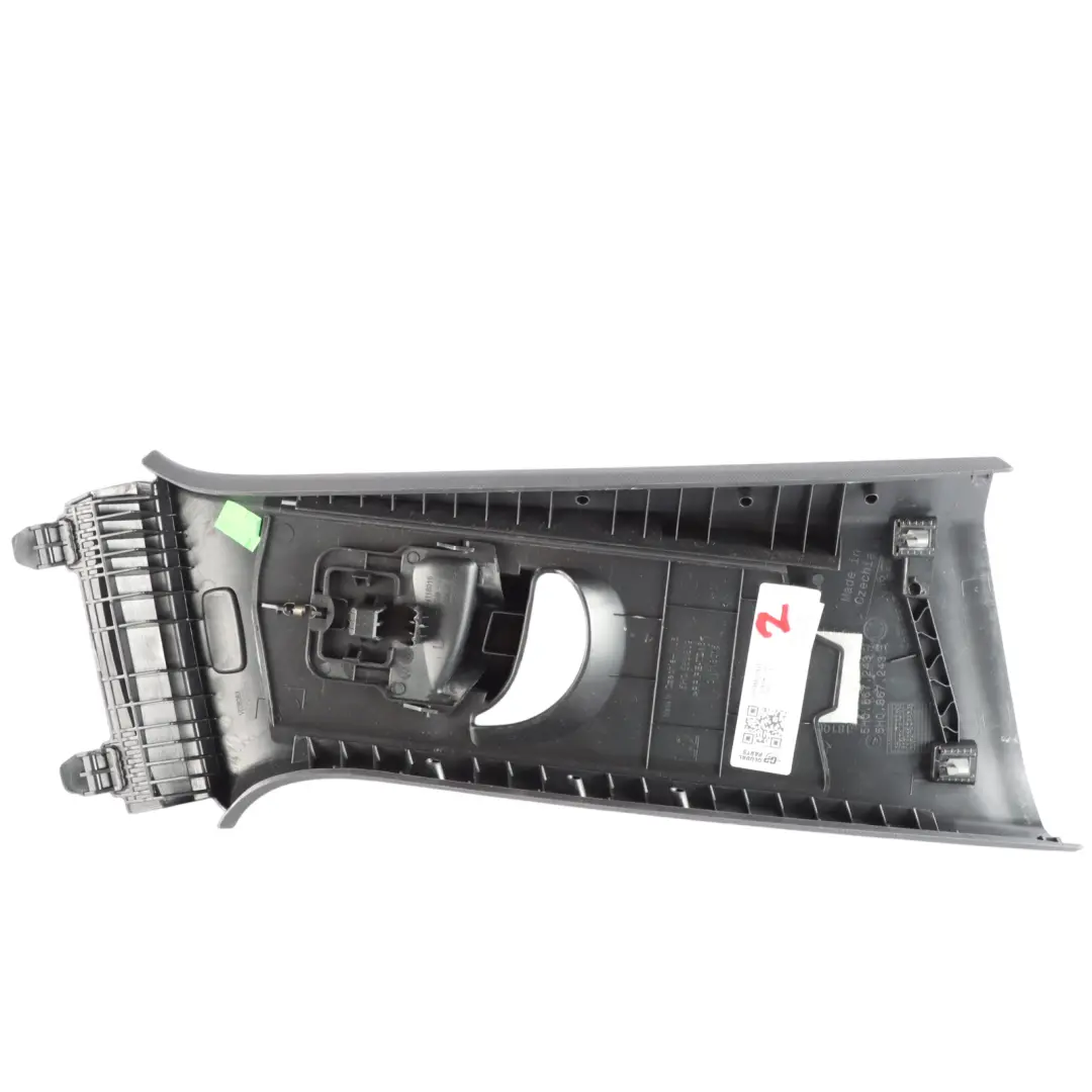 Volkswagen Golf Mk8 CD1 Column B Cover Trim Pillar Upper Left N/S - SKU 5H0867243E - Part number 5H0867243E