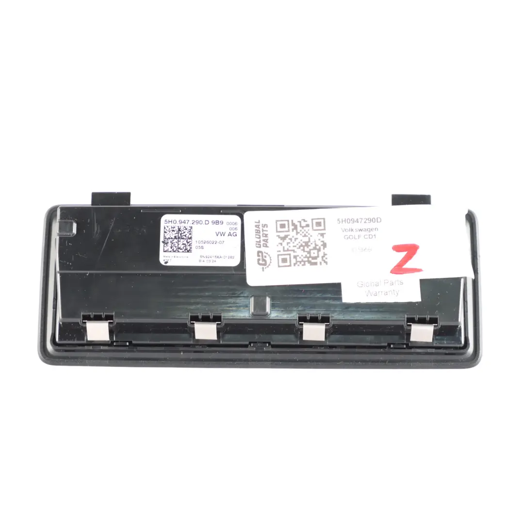 Volkswagen Golf Mk8 Interior Roof Light Rear Reading Lamp Unit - SKU 5H0947290D - Part number 5H0947290D