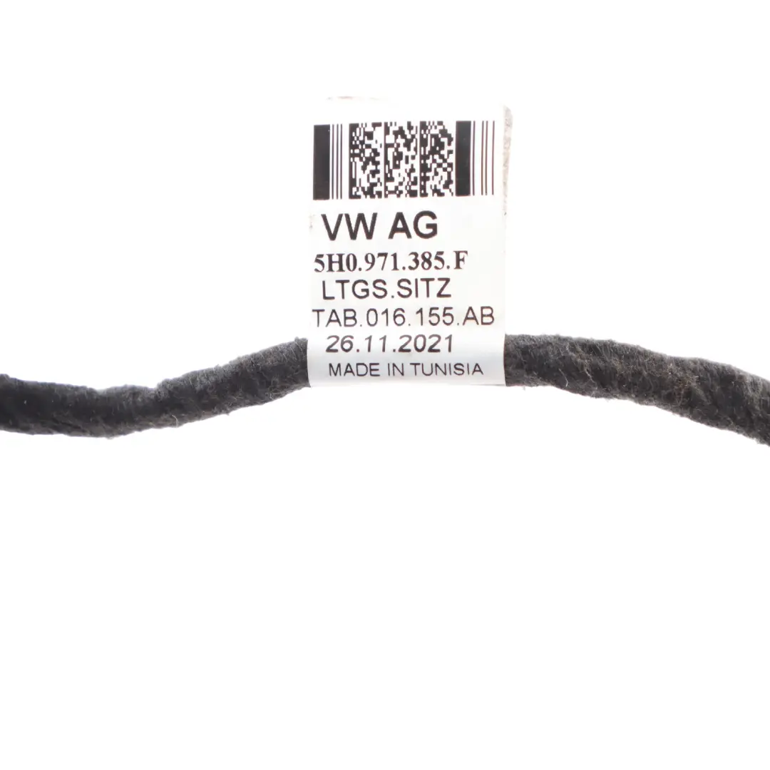 Mk8 CD1 Rear Seat Couch Wiring Harness Cable Loom to Volkswagen Golf with Part number 5H0971385F Volkswagen Golf Mk8 CD1 Rear Seat Couch Wiring Harness Cable Loom - SKU 5H0971385F - Part number 5H0971385F