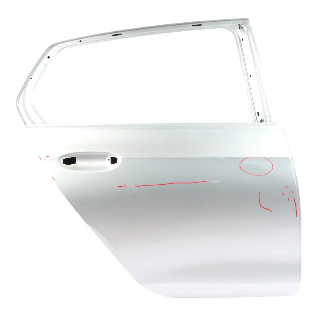 Volkswagen Golf Mk8 CD1 Door Rear Right O/S Reflex Silver Metallic - LA7W - SKU 5H4833056L-RES - Part number 5H4833056L-RES