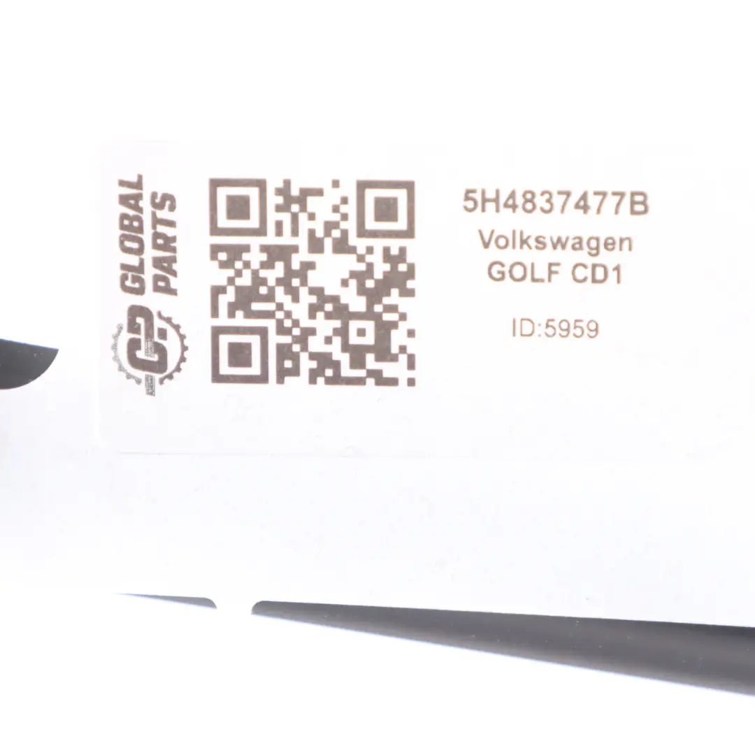 Joint de porte avant gauche bande frottement extérieure pour VW Golf 8 CD1 à propos du numéro de pièce 5H4837477B VW Golf 8 CD1 Joint de porte avant gauche bande frottement extérieure - SKU 5H4837477B - Numéro de pièce 5H4837477B